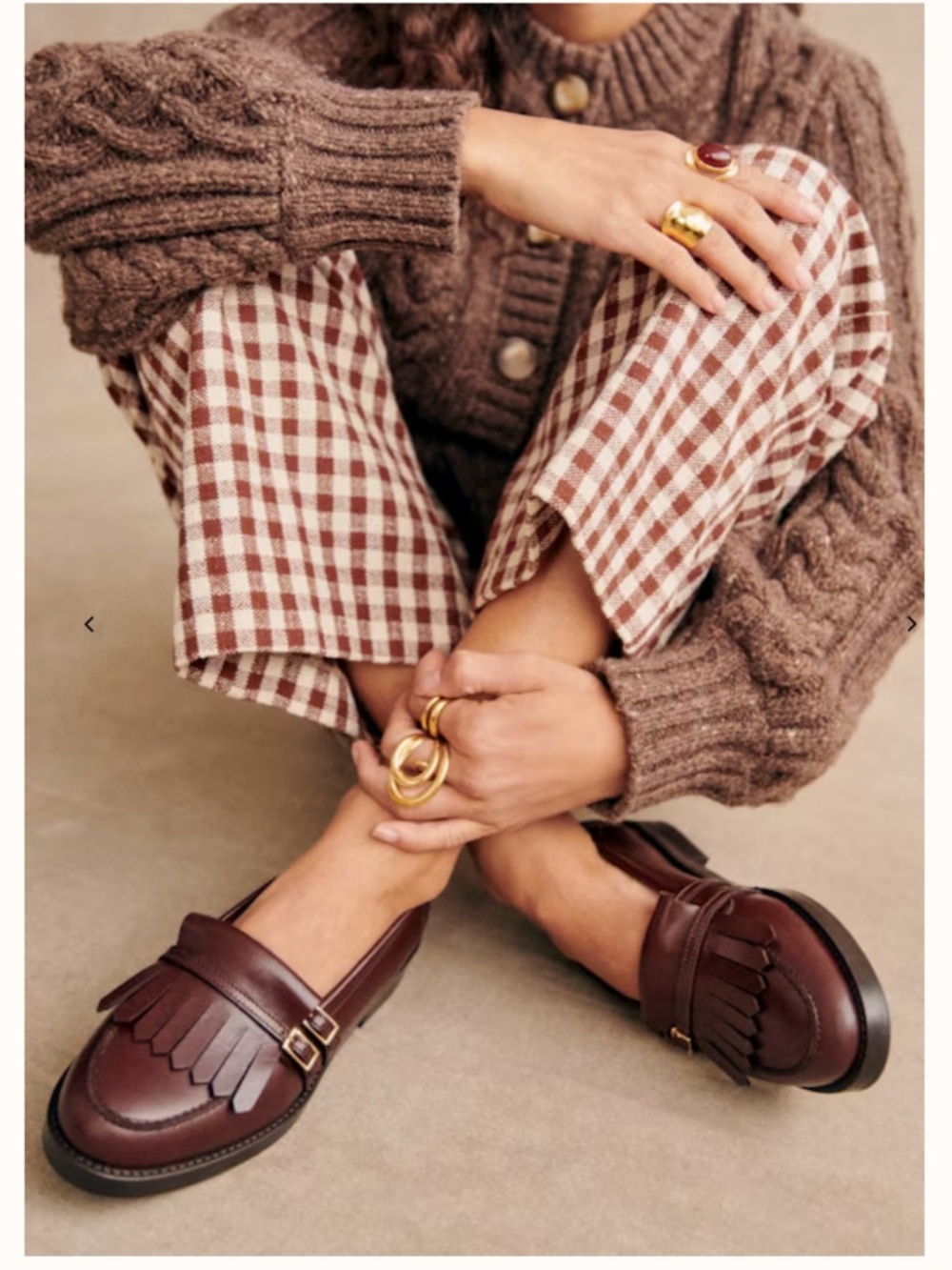Sezane JOEY LOAFERS Glossy Chocolate Size 8 NWOB - Picture 7 of 11